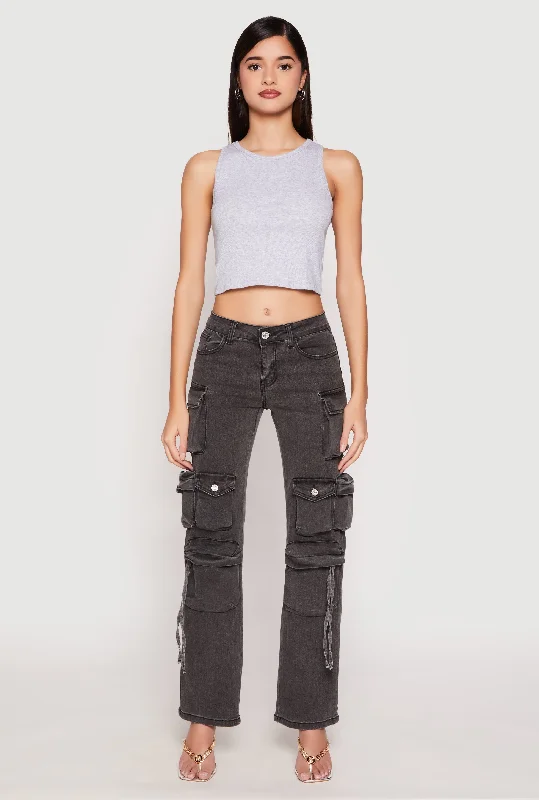 British Fashion VIP Multi Pocket Cargo Jeans