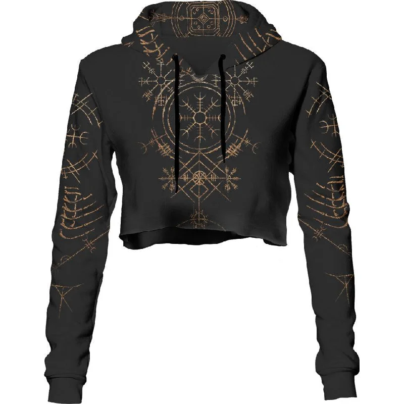 Fashionable Items The Stave Crop Hoodie