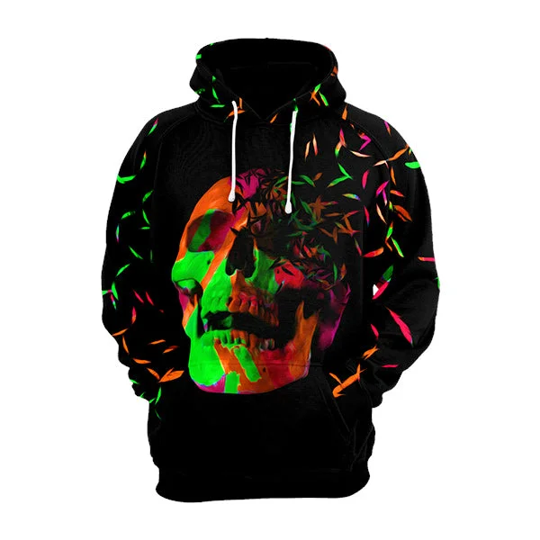 Fashion Style Faded Skull Hoodie