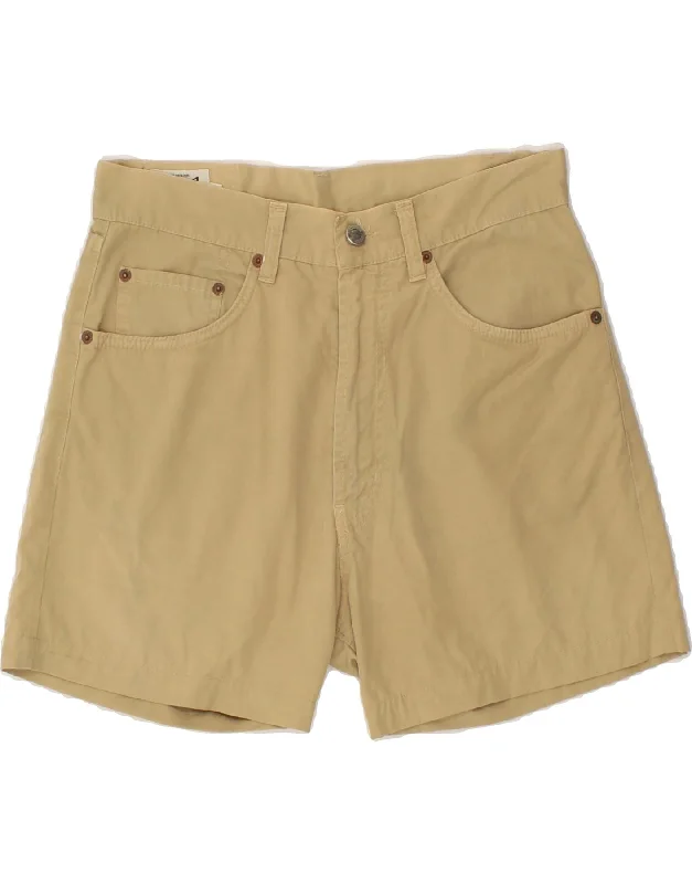 Advanced Design CHESTERFIELD Womens Casual Shorts W31 Medium Beige Cotton