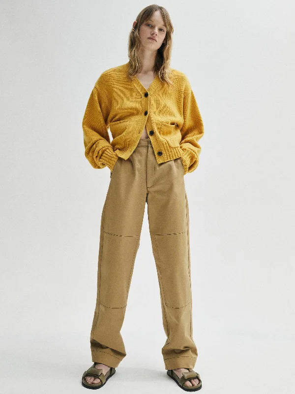 Quality Tailoring wool cashmere cropped cardigan