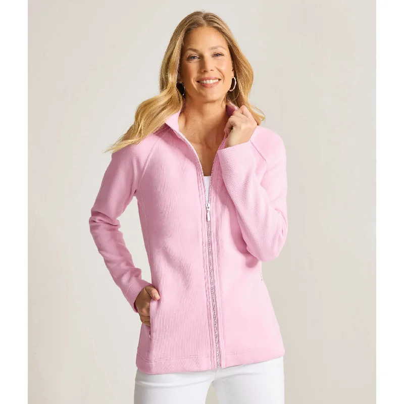 Unique Design Tommy Bahama Women's New Aruba Full Zip Sweatshirt - Cyber Light