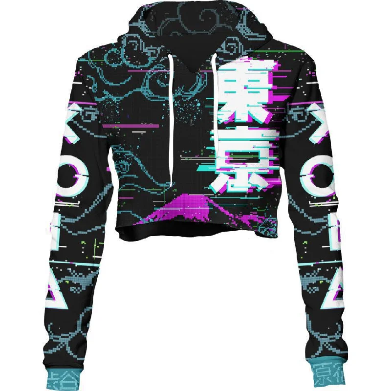Lounge Wear Tokyo Crop Hoodie