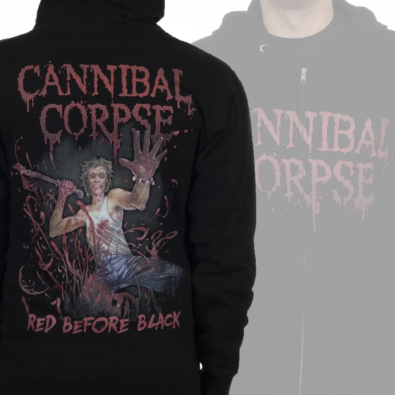 Versatile Style Cannibal Corpse "Red Before Black" Zip Hoodie