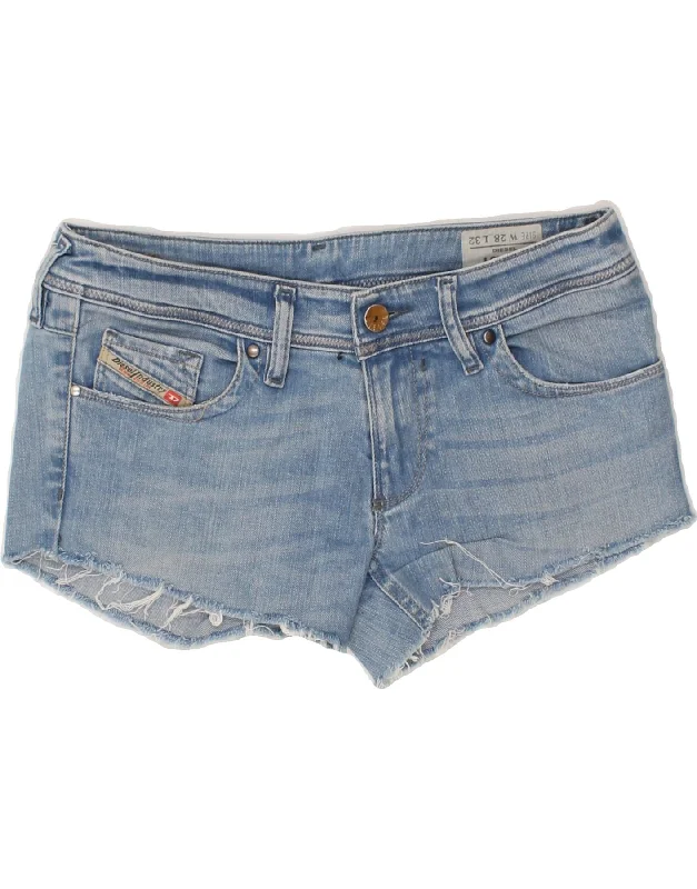 Classic DIESEL Womens Denim Shorts W28 Medium Blue