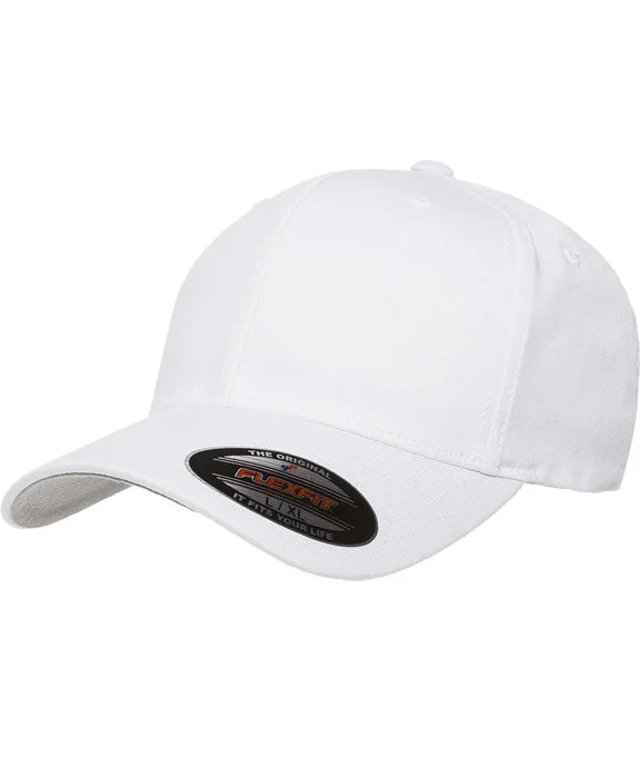 Romantic Data 5001 - Flexfit Adult Value Cotton Twill Cap | White