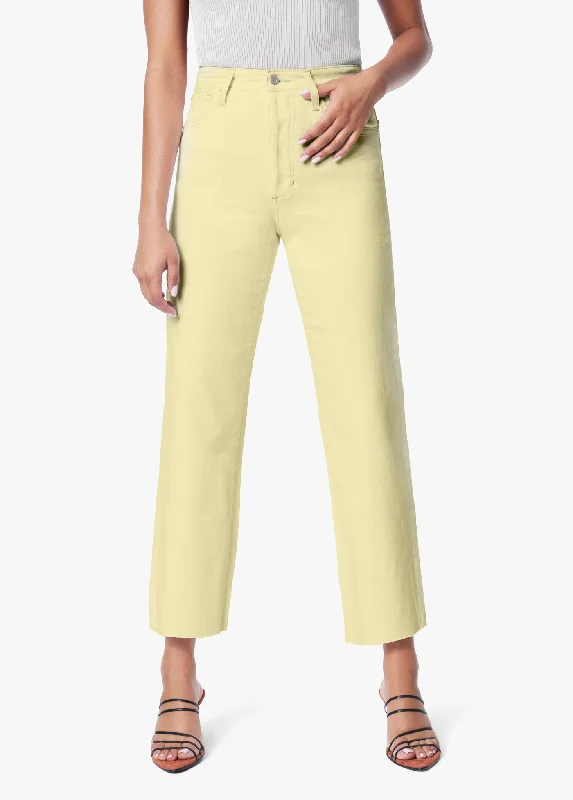 Stand-up collar design HIGH RISE STRAIGHT ANKLE