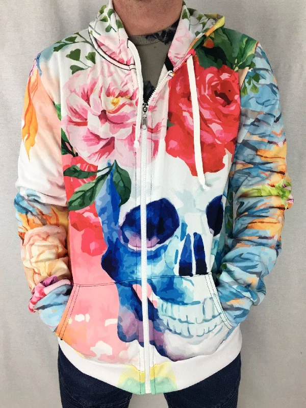 Exquisite Details Life and Death Unisex Zip Hoodie