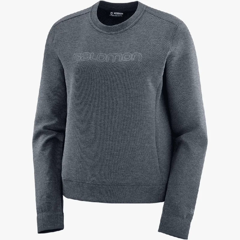 Design And Tailoring Salomon Womens Comet Pullover Ebony Heat