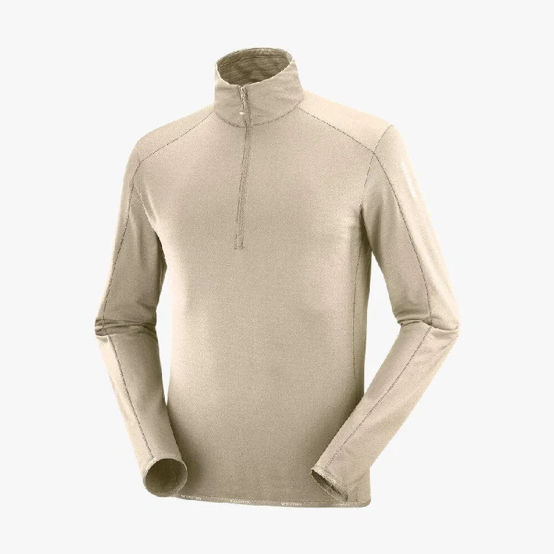 Nightclub Style Salomon Womens Kabru 1/4 Zip Sweater Taupe