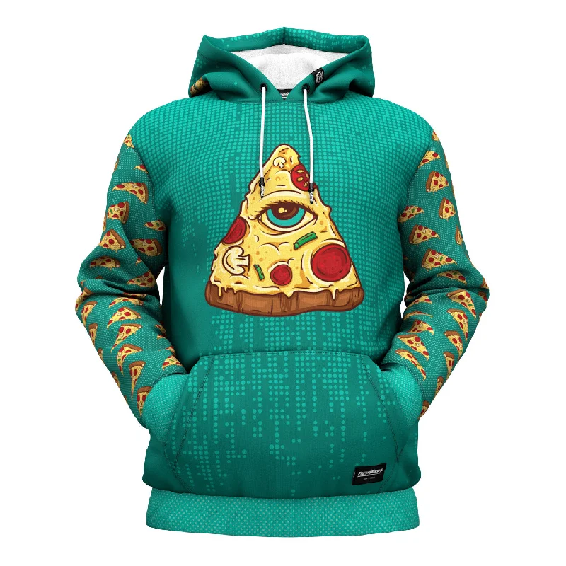 Versatile Comfort All Seeing Pizza Hoodie