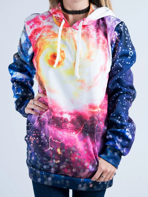Floral Prints Space Hole Unisex Hoodie