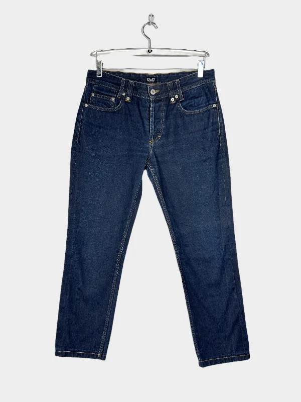 Multifunctional Style Blue Jeans