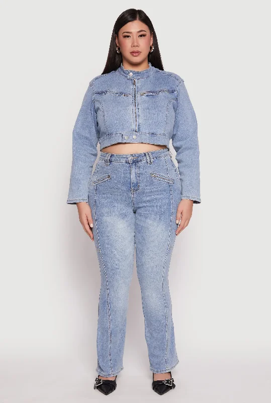 Exquisite workmanship Plus Size Almost Famous Boot Cut Jeans