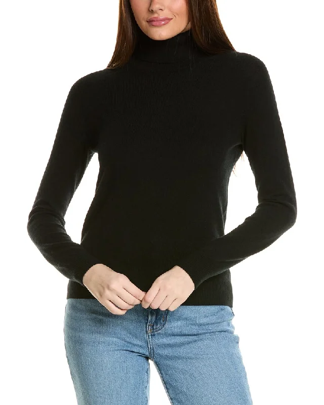 Fresh And Capable Amicale Cashmere Basic Turtleneck Cashmere Sweater