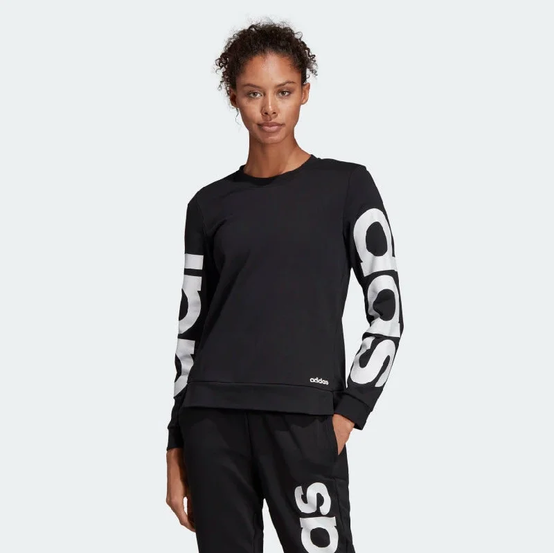 Feminine Charm Adidas Essentials Sweatshirt Black DP2371