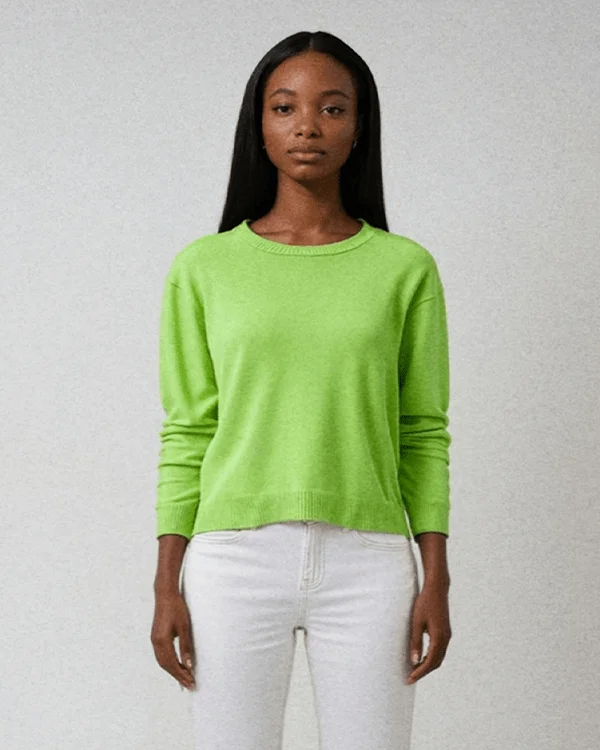 Autumn Selection Ysee Sweater Neon Lemon