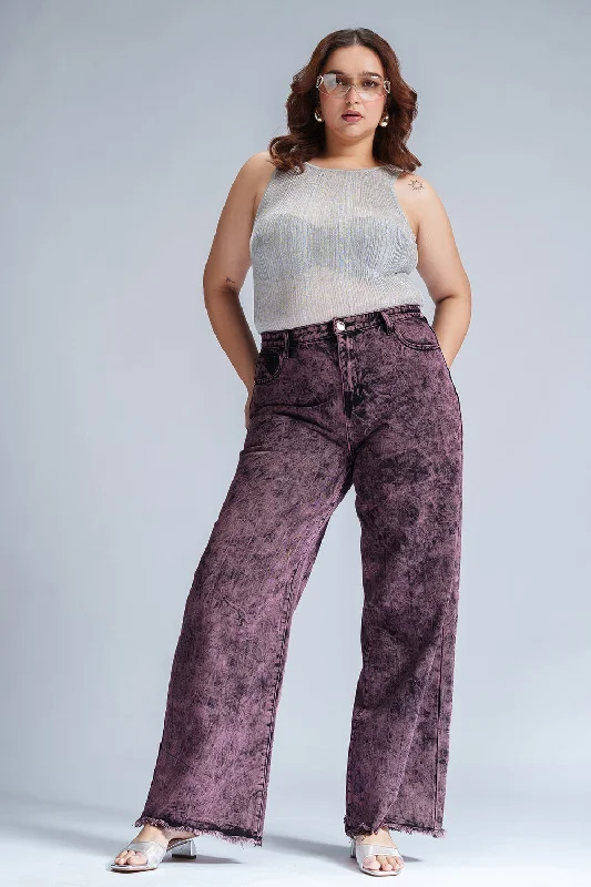 Basic Version Cosmic Blush Curve Straight Fit Jeans