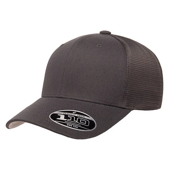British Fashion 110M - Flexfit Adult 110® Mesh Cap | Charcoal