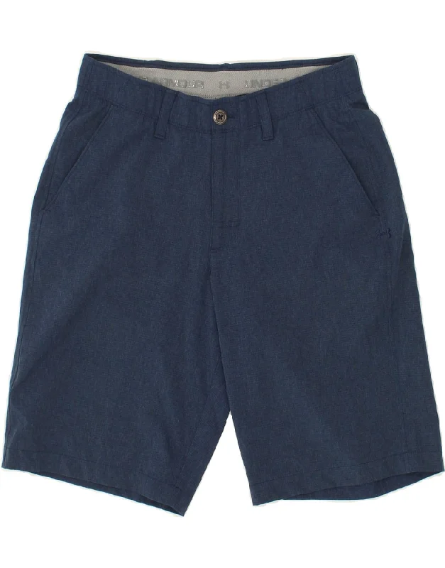 Fresh And Capable UNDER ARMOUR Womens Chino Shorts W30 Medium  Navy Blue Polyester