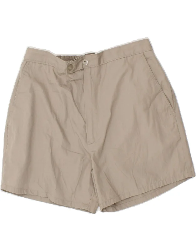 Effortless Wear VINTAGE Womens High Waist Chino Shorts W28 Medium Grey