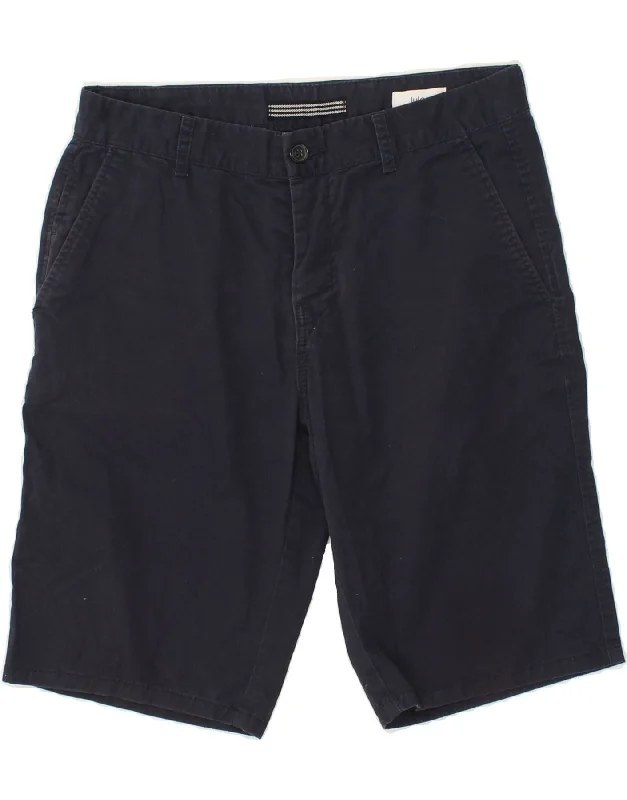 Stand-up collar design JULES Womens Chino Shorts EU 40 Medium W30 Navy Blue Cotton