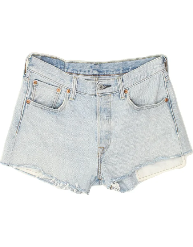 Cozy Pants LEVI'S Womens 501 Denim Shorts W30 Medium Blue Cotton