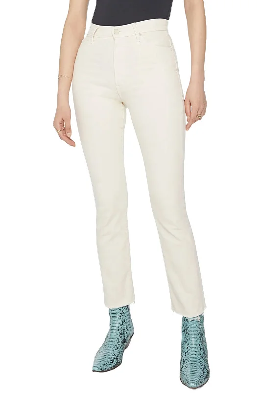 Soft Style High Waisted Rascal Ankle Fray