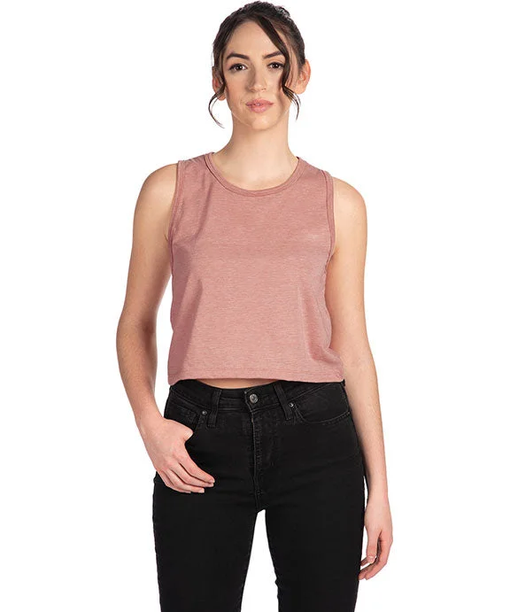 Ethnic Style 5083 - Next Level Ladies Festival Cropped Tank Top | Desert Pink