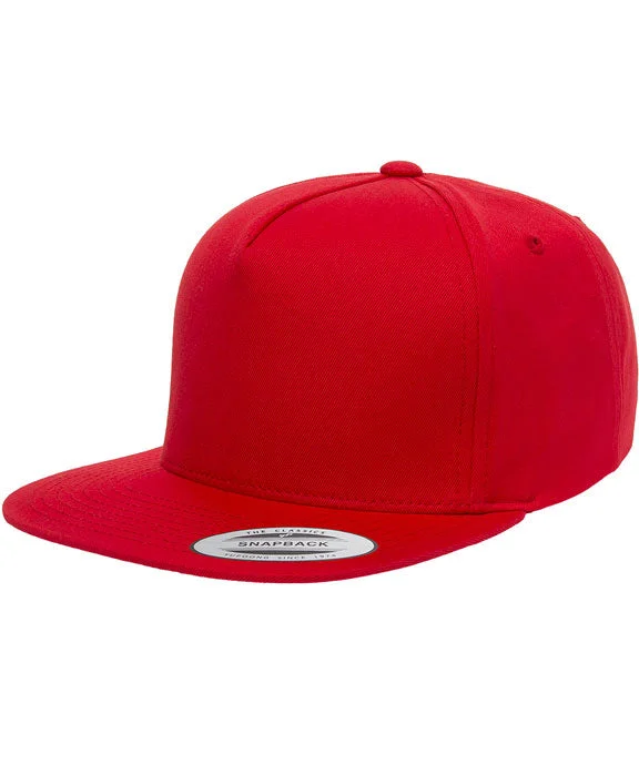 Street Cool Y6007 - Yupoong Adult 5-Panel Cotton Twill Snapback Cap | Red