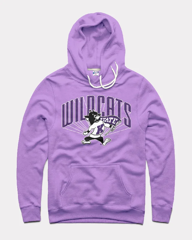 Urban Style K-State Flag Willie Lines Lavender Hoodie