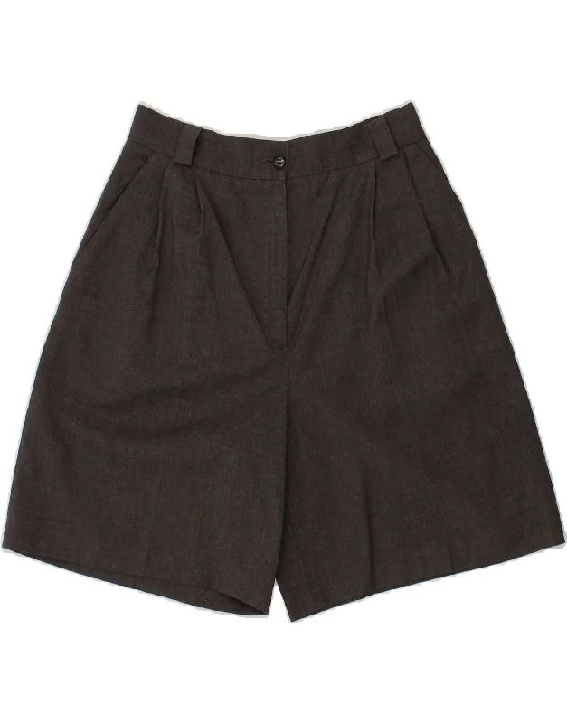 Comfortable Jackets VINTAGE Womens High Waist Casual Shorts W28 Medium Grey