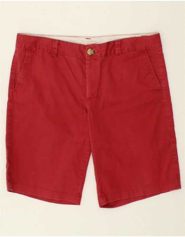 Free And Casual DOCKERS Womens Chino Shorts US 12 Large W34 Red Cotton
