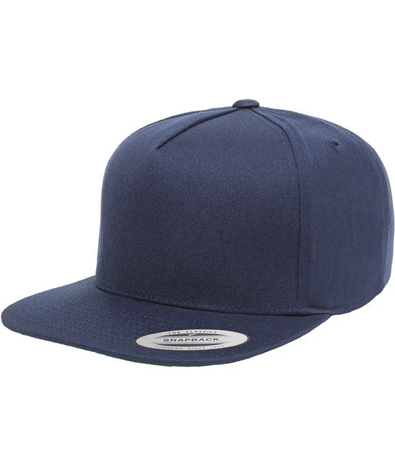 Sports And Leisure Y6007 - Yupoong Adult 5-Panel Cotton Twill Snapback Cap | Navy