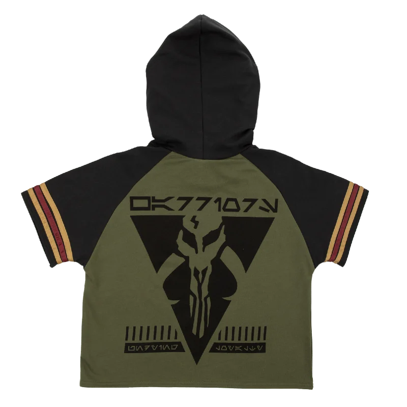Relaxed Chic Warriors Of Mandalore Cropped Short Sleeve Hoodie