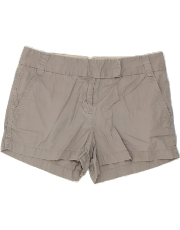 Luxury Temperament J. CREW Womens Chino Shorts US 10 Large W32 Grey Cotton