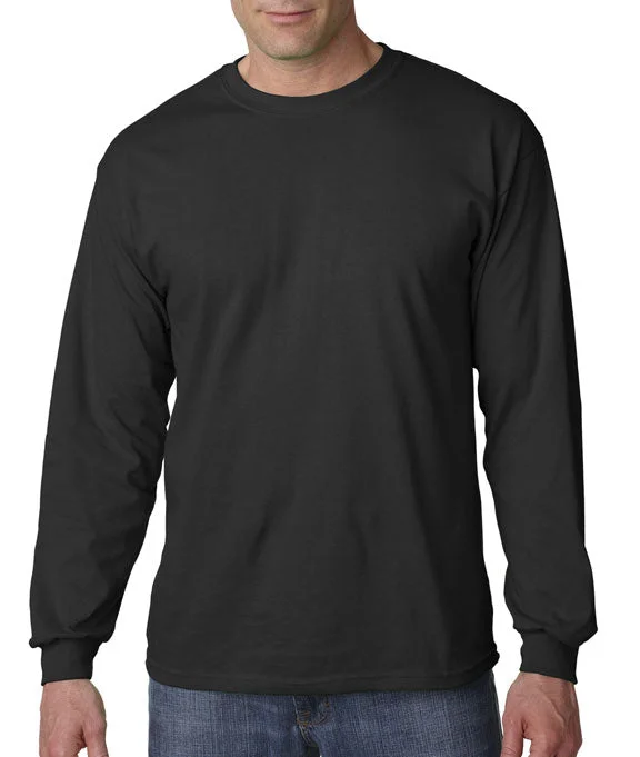 Street Style Suit G5400 - Gildan Heavy Cotton™ Adult Long Sleeve T-Shirt | Black