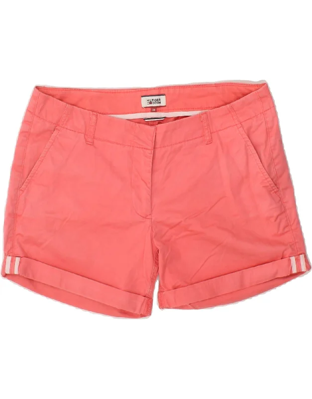 Fresh And Simple TOMMY HILFIGER Womens Hot Pants W30 Medium  Pink Cotton