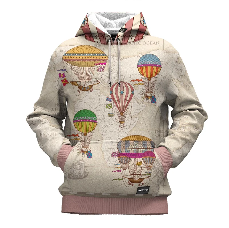 Minimal Style World Travel Hoodie