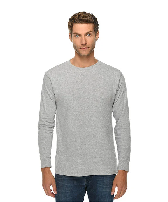 Avant-garde trend LS15009 - Lane Seven Unisex Heavyweight Long-Sleeve T-Shirt | Heather Grey