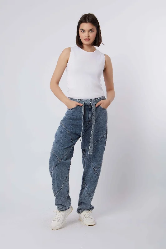 High Street Design Fancy Boyfriend Denim Jeans