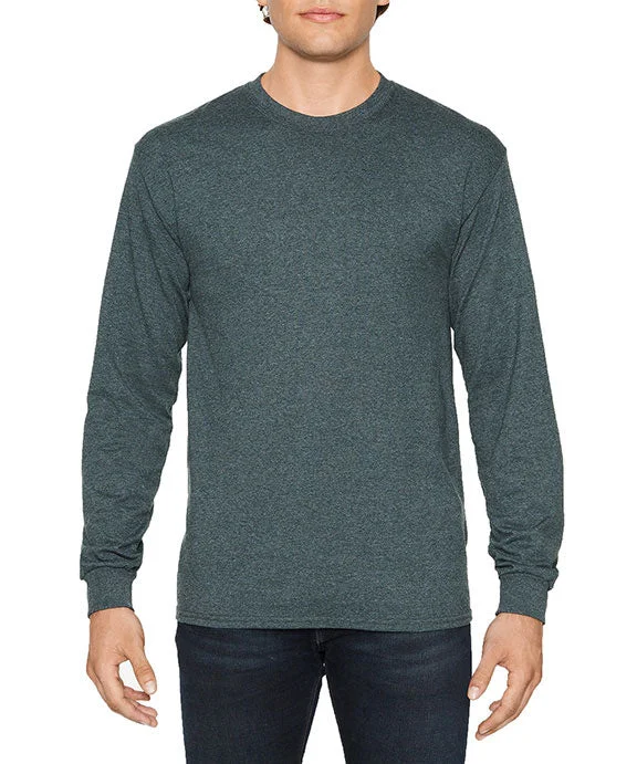 Street Personality Style G5400 - Gildan Heavy Cotton™ Adult Long Sleeve T-Shirt | Dark Heather Street Personality Style G5400 - Gildan Heavy Cotton™ Adult Long Sleeve T-Shirt | Dark Heather