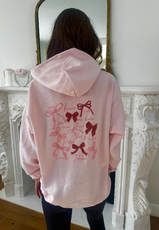 Sports Vitality Style Coquette Love Language Hoodie