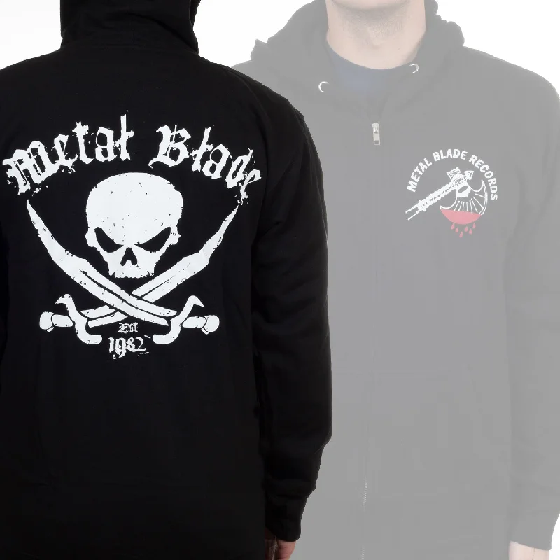 Soft Touch Metal Blade Records "Axe Logo" Zip Hoodie