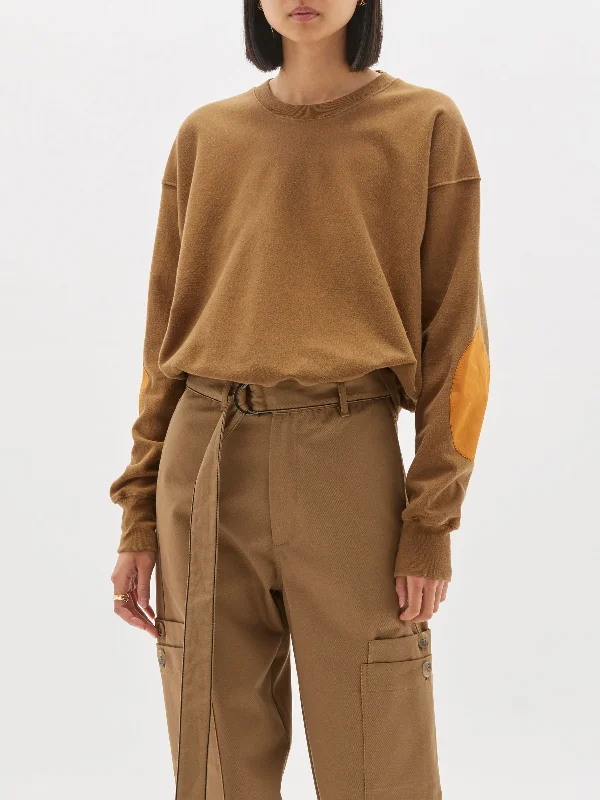 Lounge Wear Classic Elbow Patch Sweat