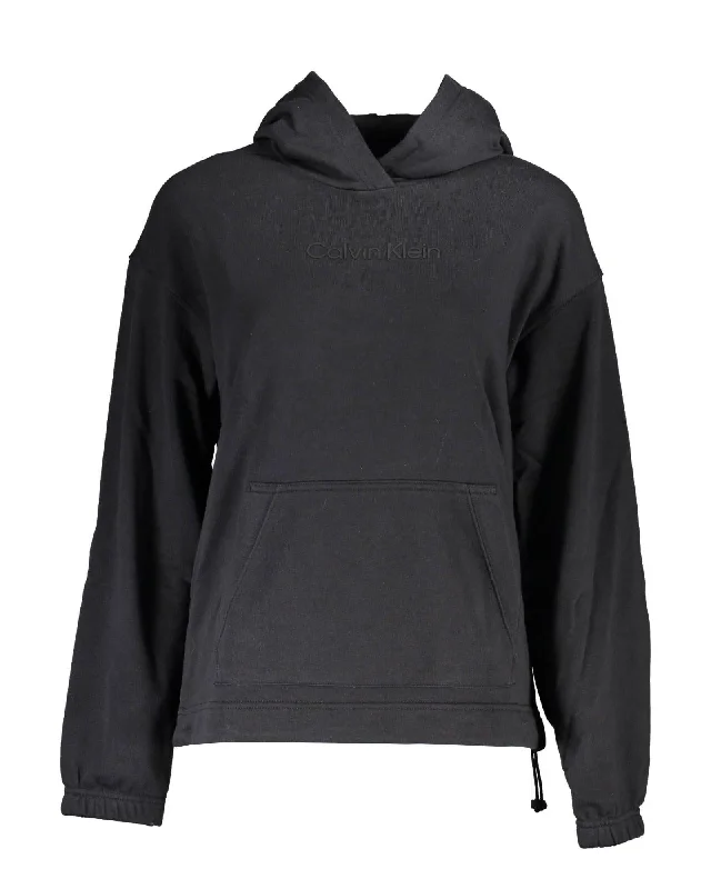 Literary Style Calvin Klein Women's Black Cotton Sweater - XS