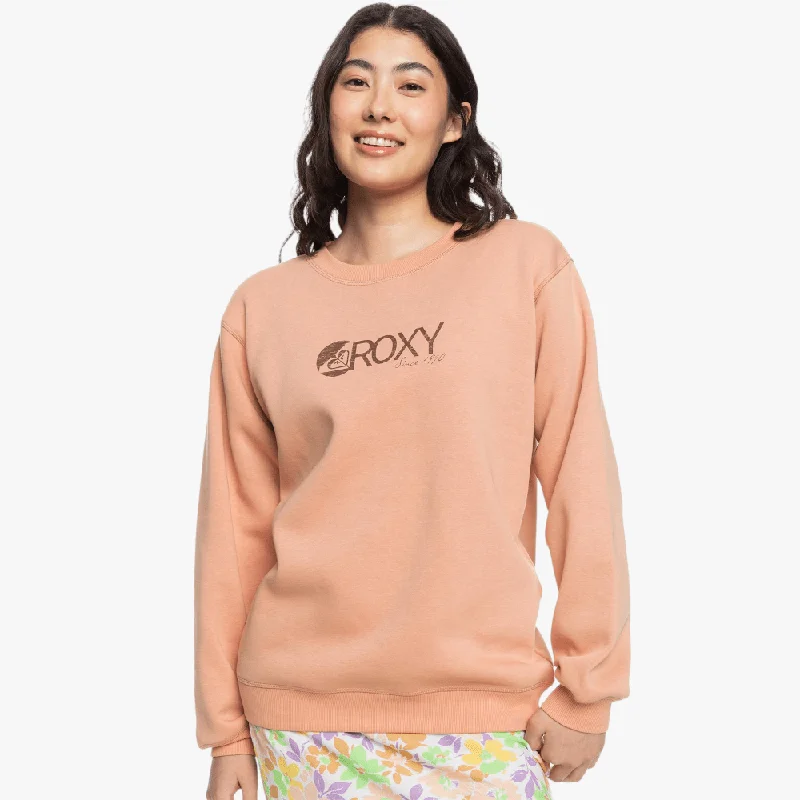 Comfortable Design Roxy Womens Surf Stoked Brushed B Sweater Cafe Creme