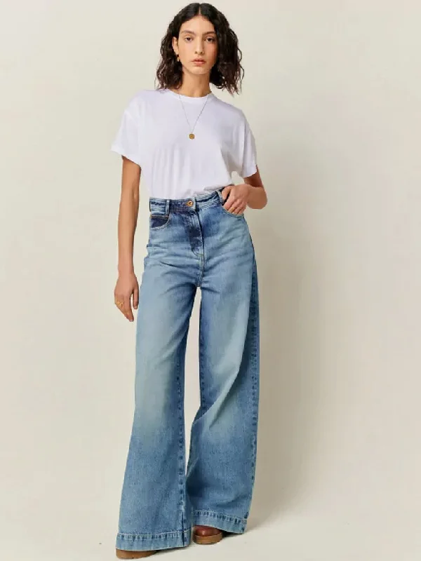 Comfortable Looks Sessun Captain Denim Jeans in Vintage Blue