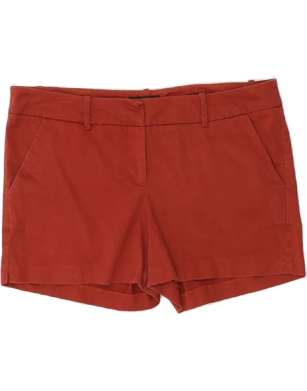 Hooded design MOSSIMO Womens Chino Shorts US 16 XL W38 Orange Cotton