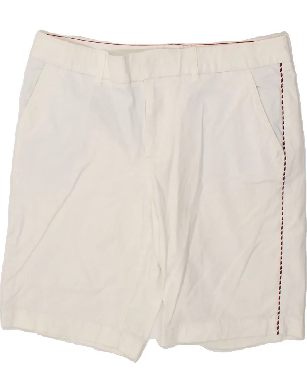 Dynamic Fashion TOMMY HILFIGER Womens Chino Shorts US 12  Large W34 White Cotton